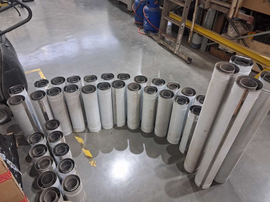 Rury/kominy powietrzno-spalinowe współkoncentryczne 80/125