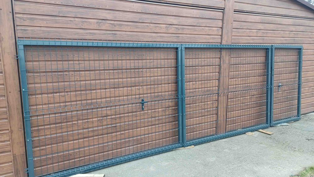 Brama dwuskrzydłowa panelowa szer. 4 m h 1,5 m