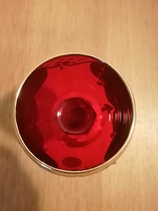 Conjunto de taça e copo Murano Glass