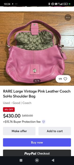 Продаж орігінальну, вінтажну сумку Coach