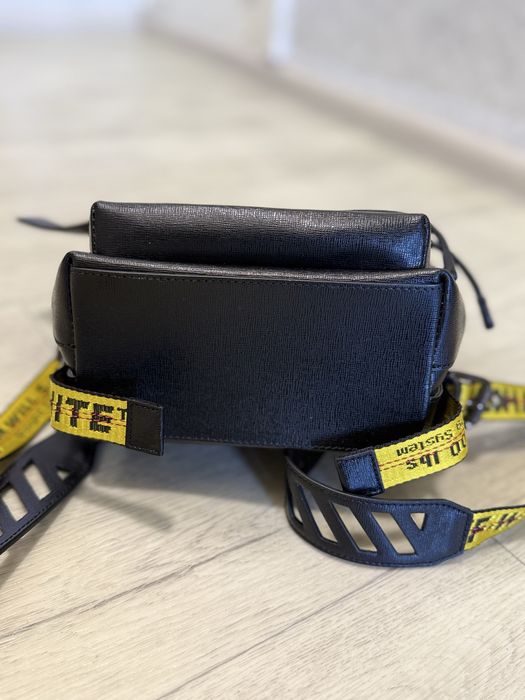 Рюкзак Off-White оригінал (Італія), шкіряний рюкзак