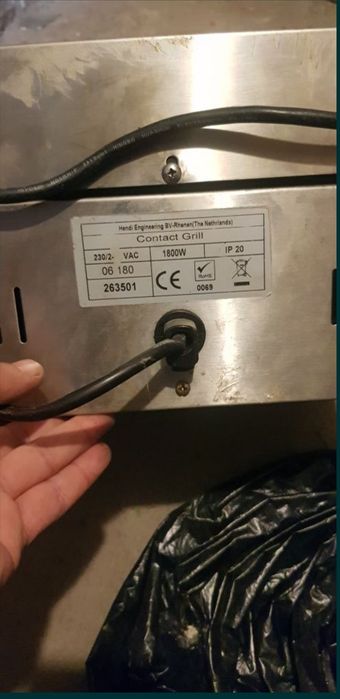 Grill kotaktowy ryflowany toster Hendi 263501 w stanie idealnym j. No
