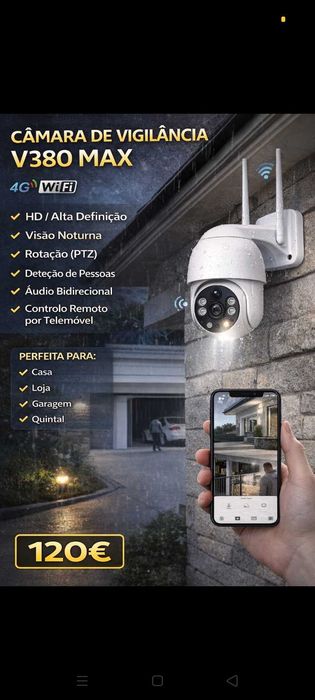 Câmera solar 120€. Oportunidades