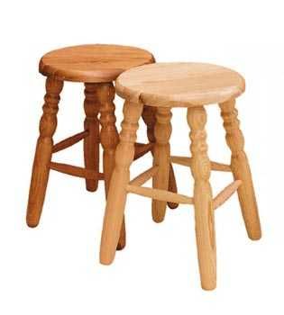 Nowe Taborety drewniane wysokości 45 cm stołki kuchenne SOLIDNE