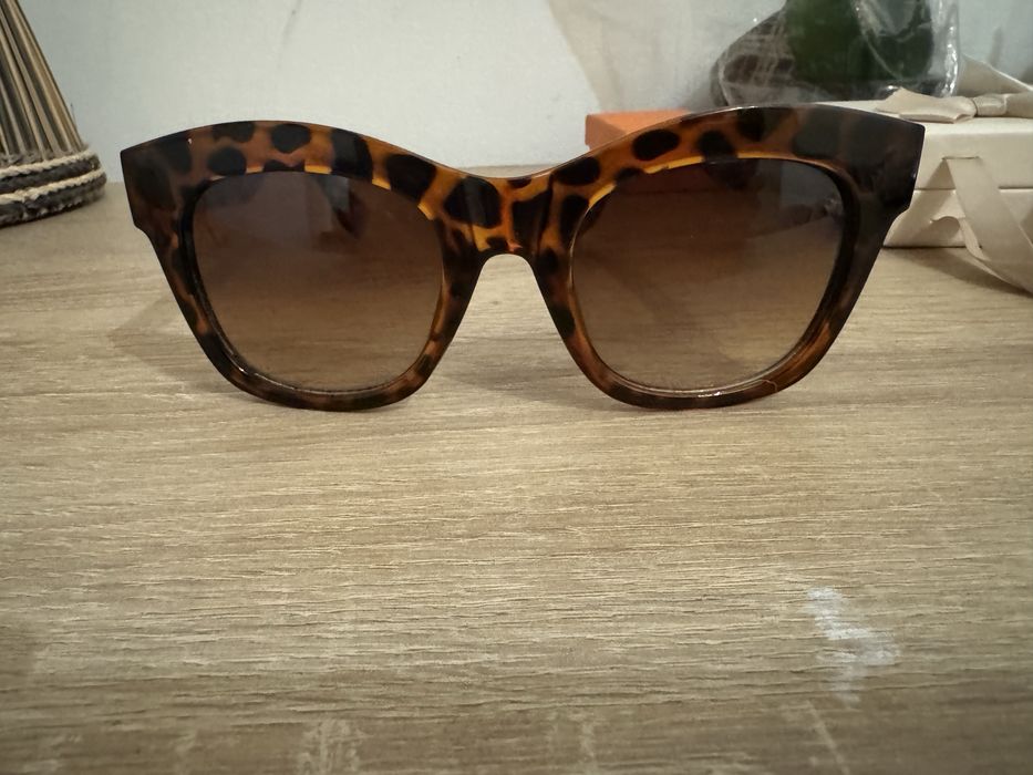 Okulary z motywem panterki