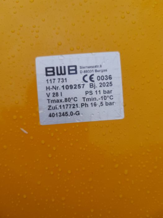 Zbiornik  powietrza do kompresora 28l nowy