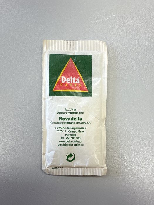 Pacote de acucar Delta com 20 Anos