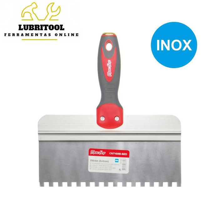 Betumadeira Dentada Estucador INOX 0058.083 | DIVERSAS MEDIDAS | NOVAS