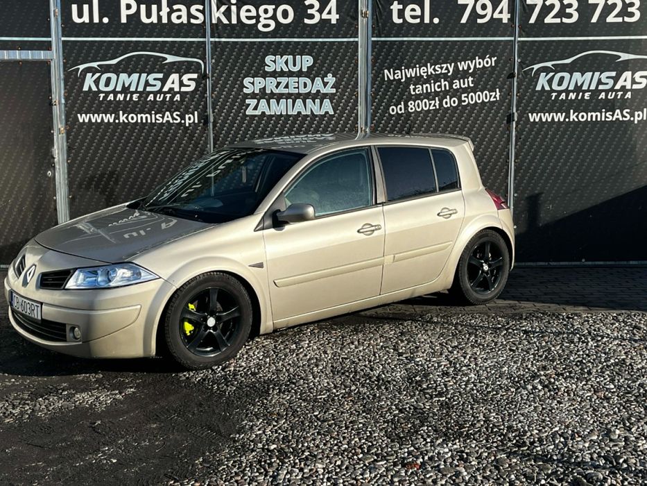 Renault Megane II 2.0 Diesel 2007r * Klimatyzacja Jasne wnętrze *