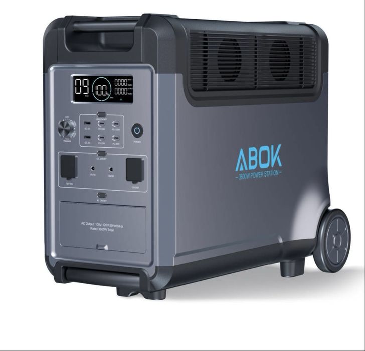 Зарядна станція ABOK Ark3600 3600 Вт 3840 Вт·год LiFePO4, UPS, чиста синусоїда