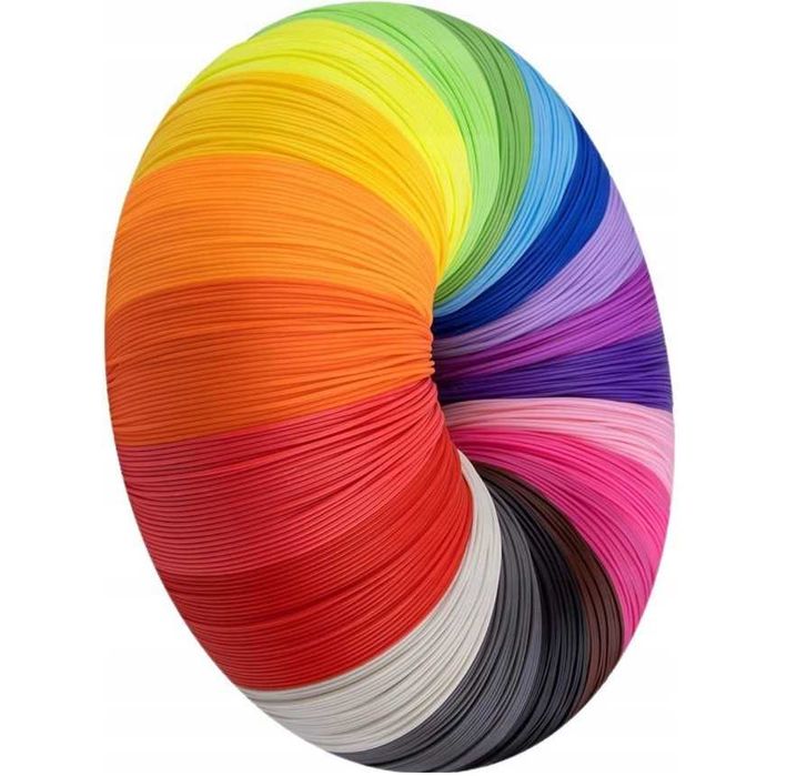 FILAMENT WKŁAD do DŁUGOPISU 3D pla 100m kolory