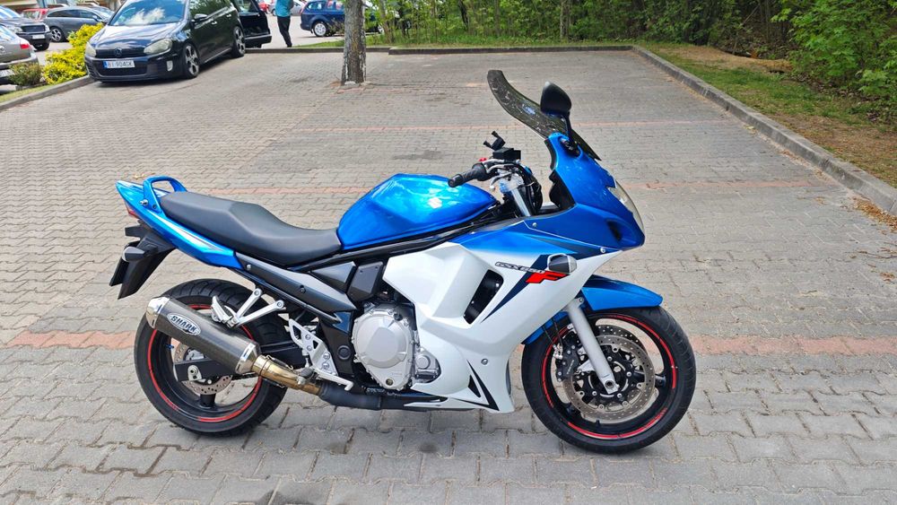 Suzuki GSX650f autoalarm wydech Shark