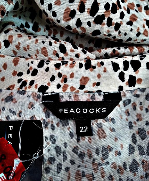 Легка блузка з віскози PEACOCKS розмір XL - 2XL