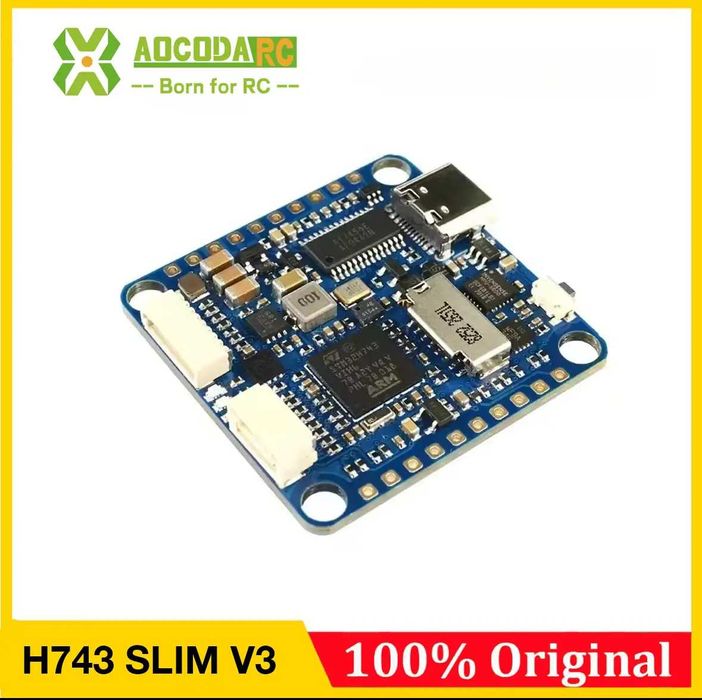 Політний контролер Aocoda H743 SLIM V3 2-8S [В НАЯВНОСТІ 30+ шт]