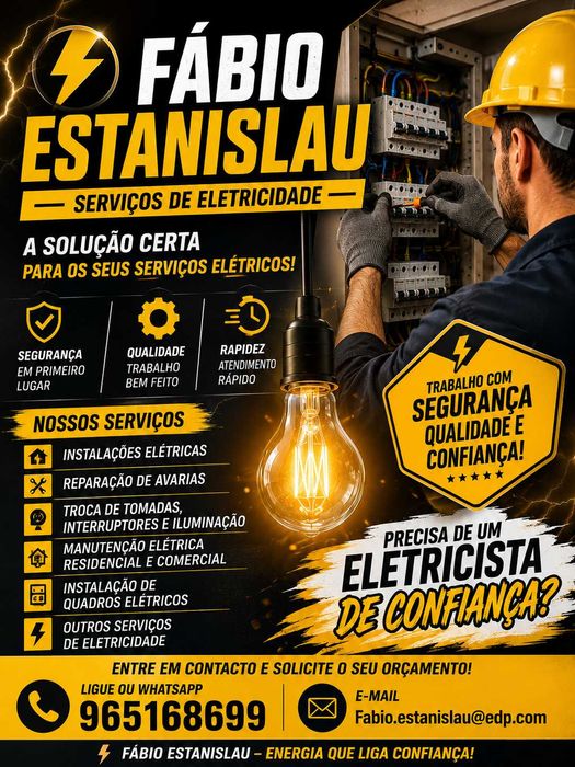 Trabalhos de eletricidade