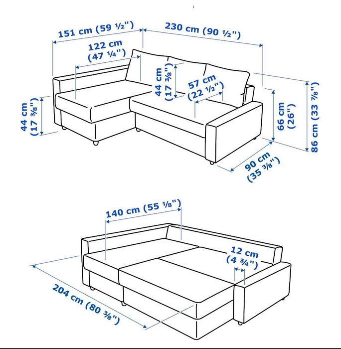 Sofá-cama / Sofa-bed - IKEA FRIHETEN