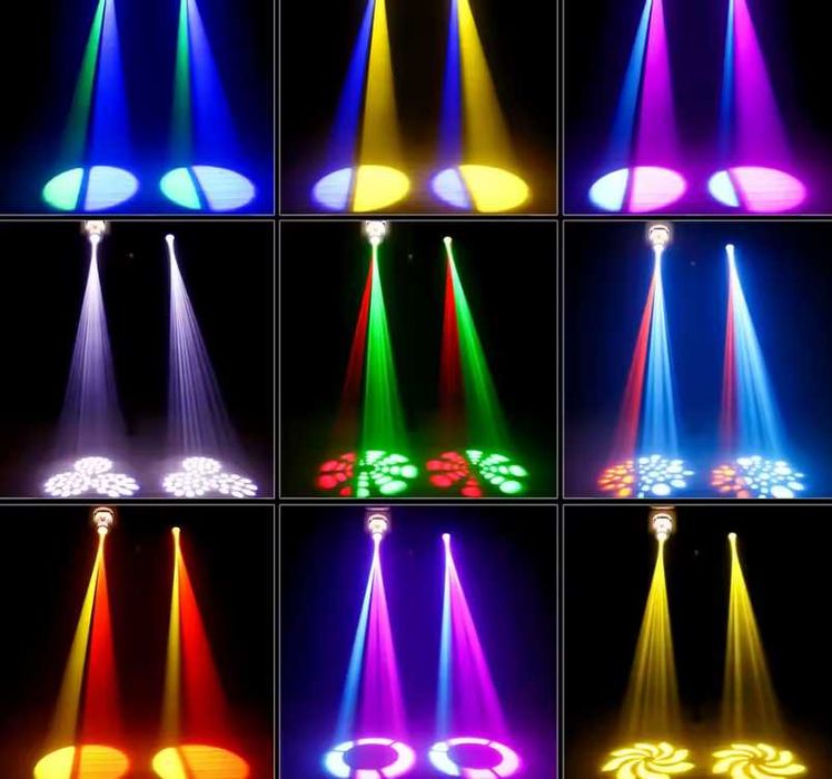 Nowe Głowy Ruchome - Mini Led Spot - Gobo Moving Light - Premium