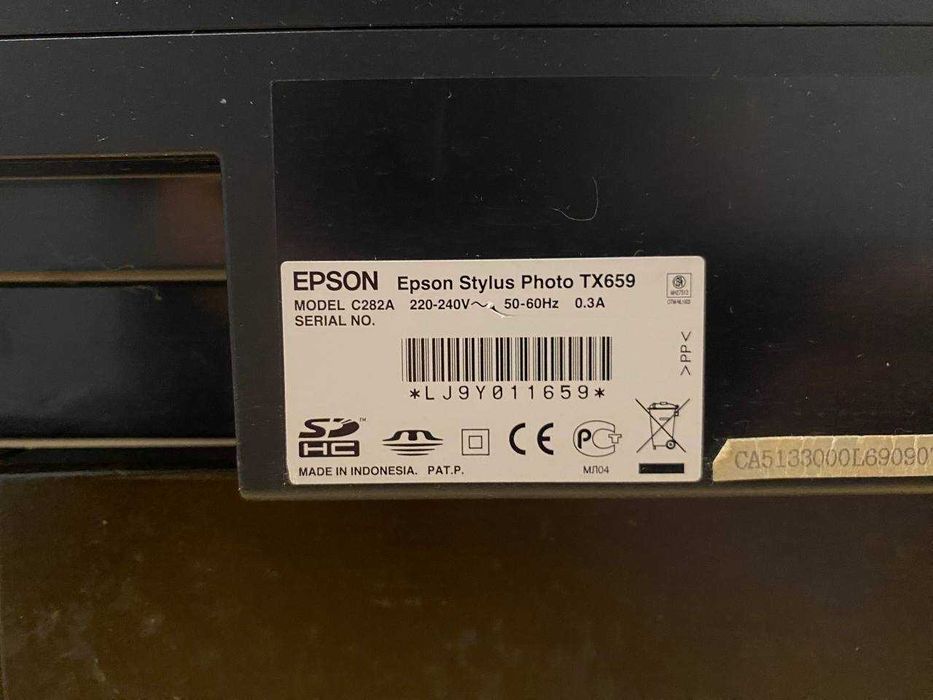 Продам струменевий фотопринтер Epson TX 659 (на запчастини)
