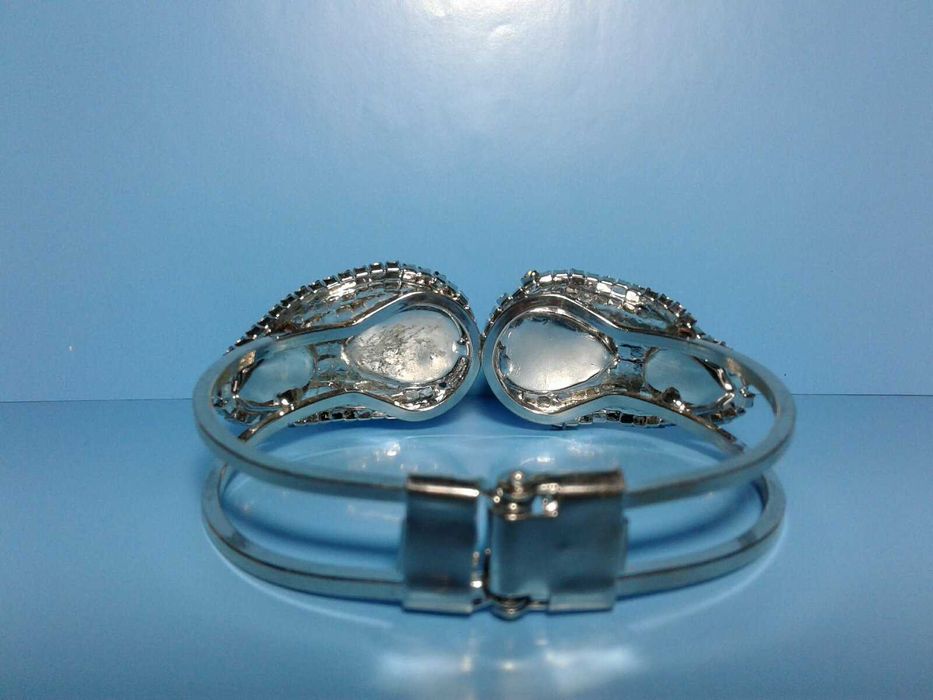 Браслет серебристый металл