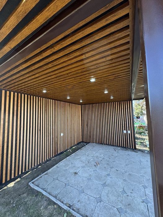 Навіс виготовленя , мониаж