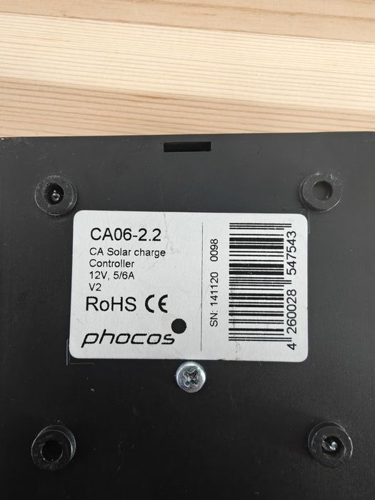 Reguladores de carga/Controlador solar Phocos CM10-2.1 ou Phocos CA06-2.2