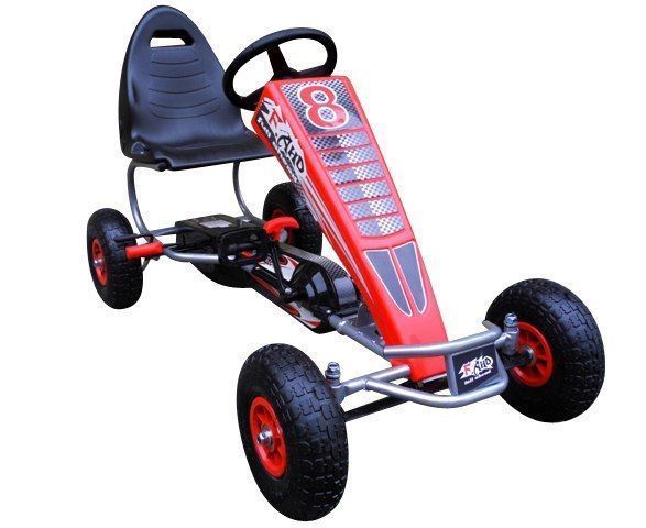 Gokart G5 Czerwony dla 6-8 lat, Gokarty Dziecięce
