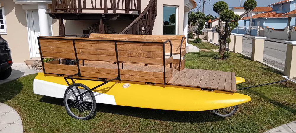 Barco Jangada flutuadores