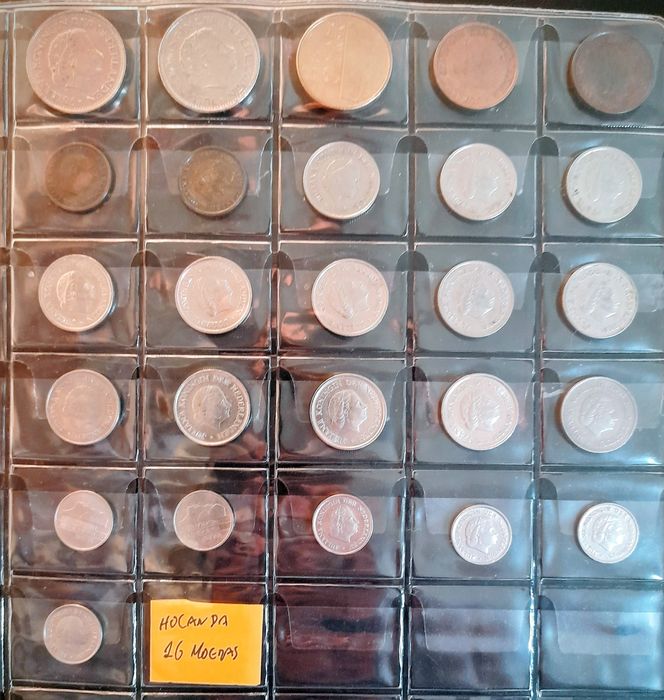 Lote moedas da Holanda