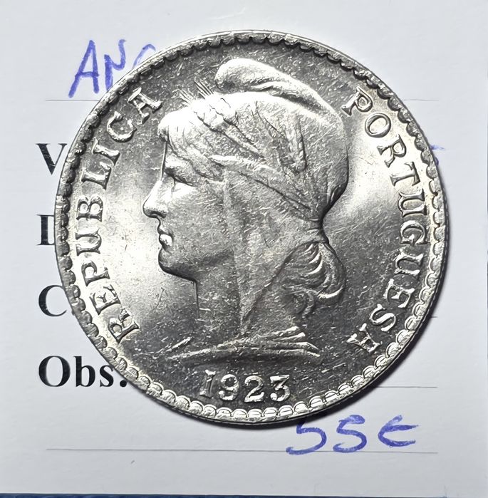 50 centavos 1923 Angola