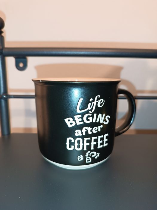 Caneca Coffee Preto/Branco - PREÇO FIXO