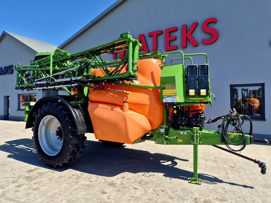 Opryskiwacz Amazone UX 4200 30m 27m 2018r GPS ISOBUS Skrętne koła DC Amatron 4