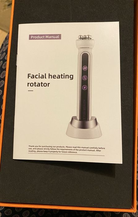 Ems rf мікротоки масажер для лиця ліфтинг роликовий