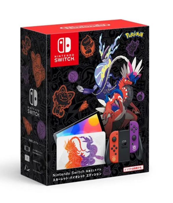 Nintendo Switch OLED Console (Scarlet & Violet Edition)64171760126723121