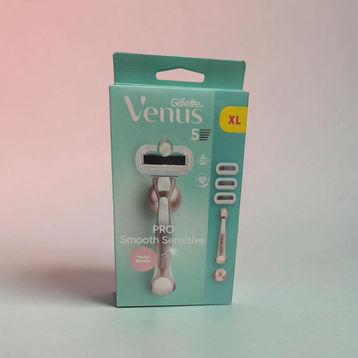 Na Lewara Maszynka do golenia Gillette Venus Pro Smooth Sensitive XL 5 ostrzy 3 wkłady w opakowaniu