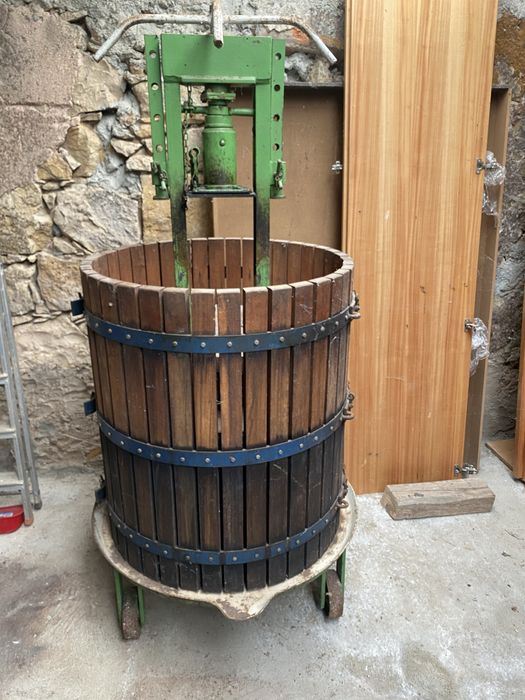 Prensa uvas hidráulica 15 ton