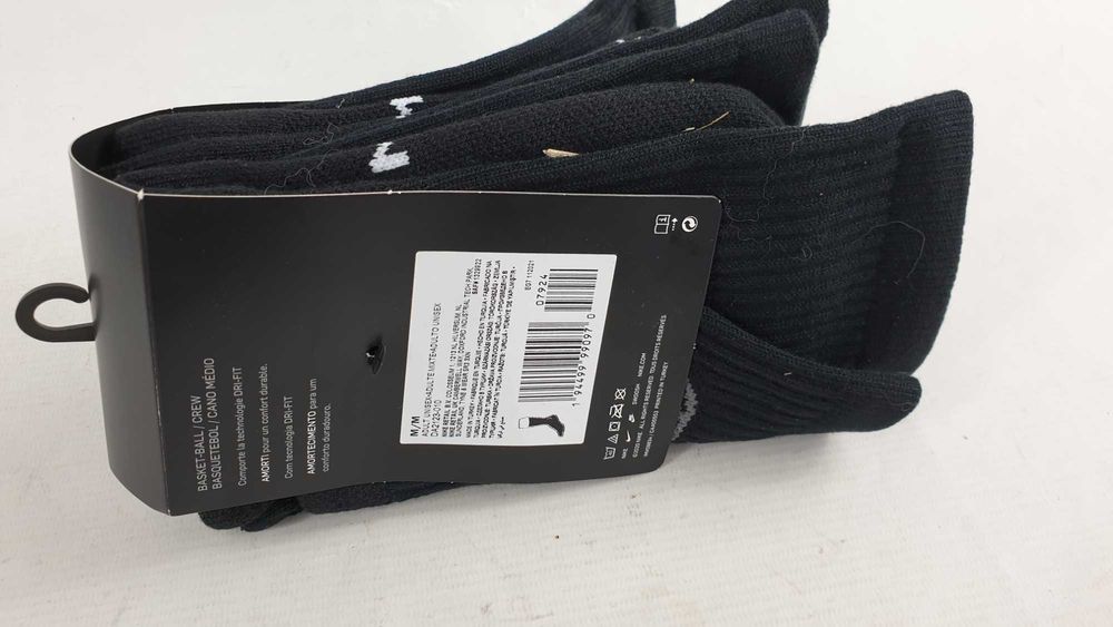 Nike Skarpetki DRI FIT  czarny rozmiar 38-42