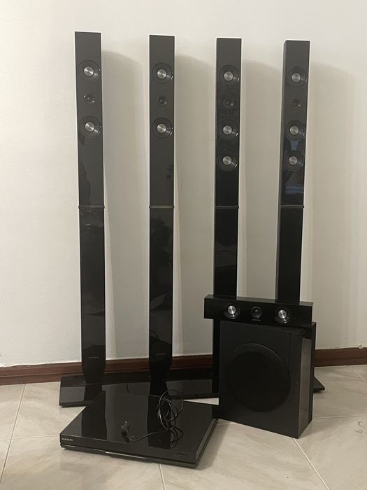 sistema de som com leitor blue-ray