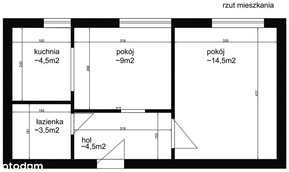 Mieszkanie na sprzedaż 36m2 osiedle Górali 8 Nowa Huta Kraków