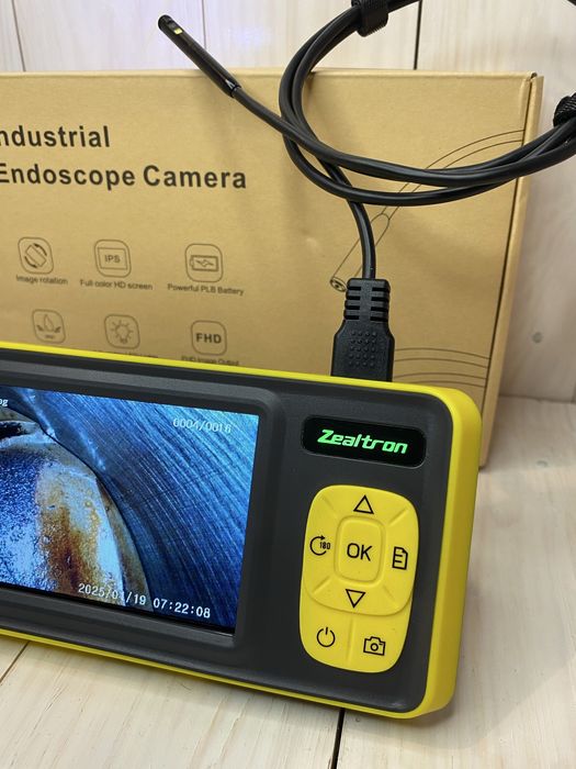 5.5мм! 2 камери! Для дизеля / бензину! Ендоскоп Zealtron бороскоп
