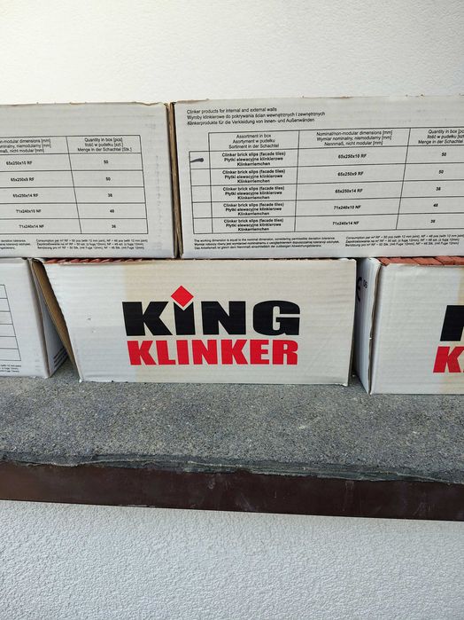 Płytki elewacyjne klinkierowe King Klinker RUBY RED 01