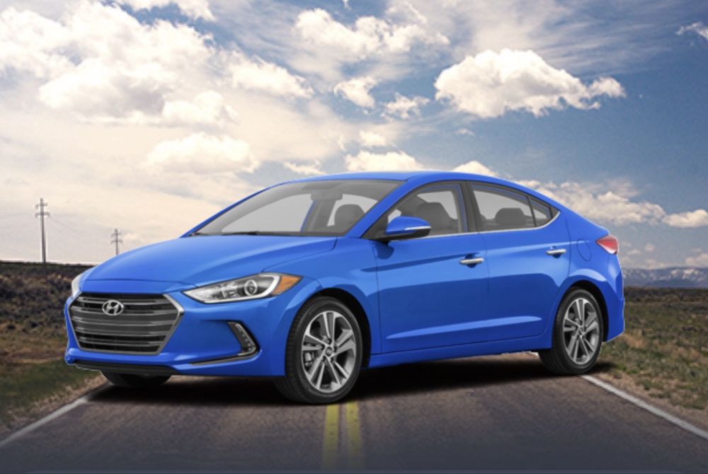 Документи з залізом Hyundai Elantra AD 2017 синя 2.0 бензин автомат