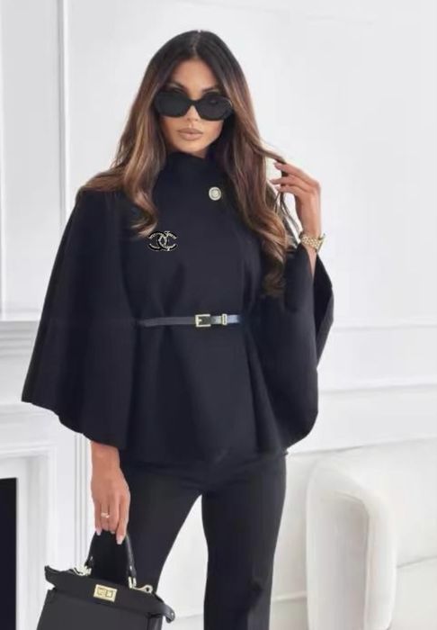 Жіноче пальто накидка Chanel
