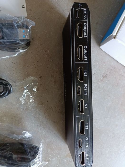 Коммутатор KVM-переключатель 2x2 HDMI kvm-переключатель 4K 60 Гц