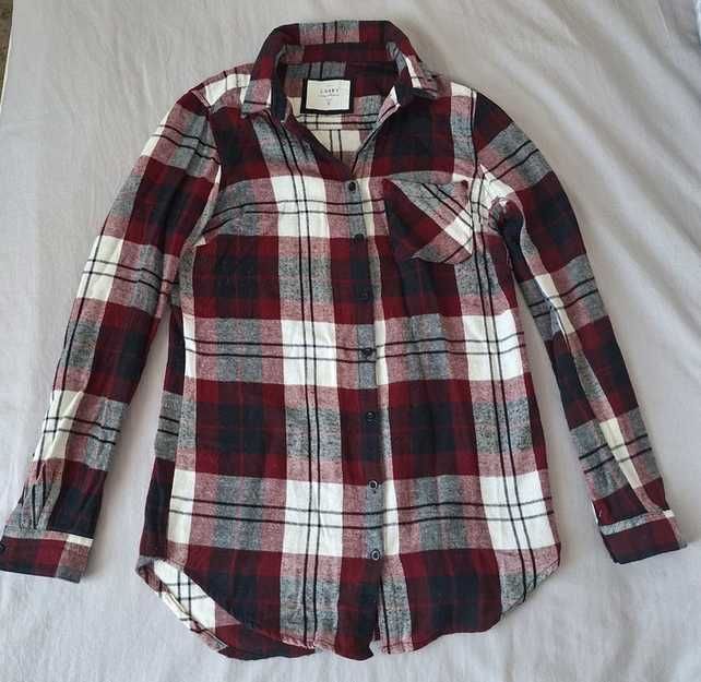 Flanelowa damska koszula w kratę Carry rozm. S