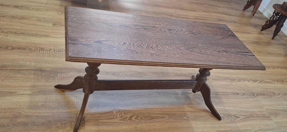 Mesa centro + 2 de apoio em wenguer muito bom estado