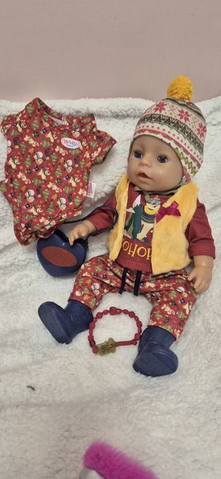 Baby Born lalka ubranka zestaw walizka oryginale
