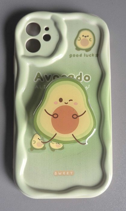Etui na Telefon iPhone 11  silikonowe Avocado Awokado