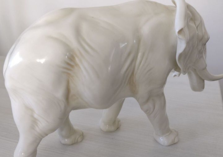 Słoń Karl Ens Art Deco lata 20 - 30 figurka porcelanowa