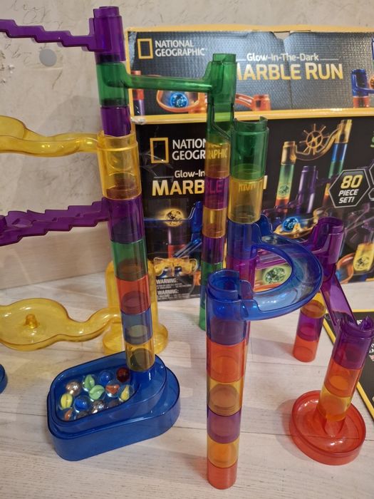 Розвиваючий конструктор лабіринт з кульками 80 дет NATIONAL GEOGRAPHIC