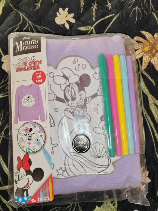 Bluzka polarowa lila 98/104